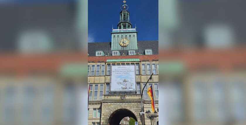 Photo: Emden Town Hall on 29 and 30 April. hum
