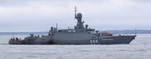 "Stavropol" - Neubau der Buyan M-Klasse bei Abnahmefahrten im Finnischen Meerbusen. Foto: curiuous/balancer.ru