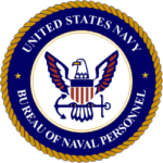 Abzeichen des ‚Bureau of Naval Personnel‘. Bild: U.S. Navy