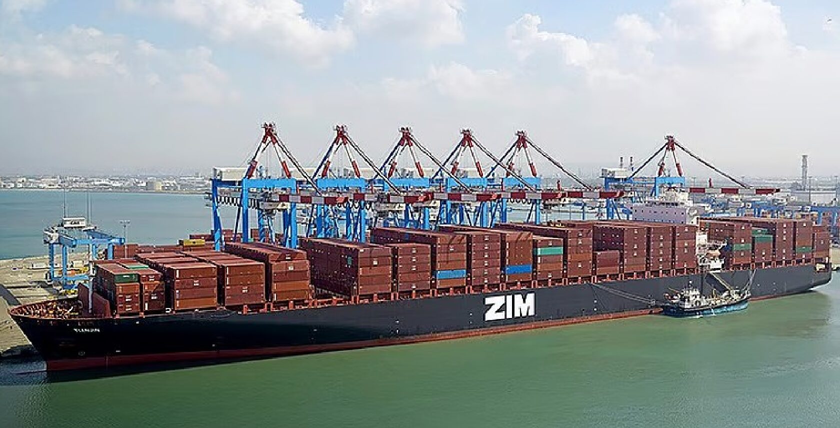 Ein ZIM-Containerschiff. Bild: ZIM