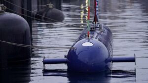 Foto: Unterwasserdrohne der Marine „Blue Whale“. Bw/Marcel-Kröncke