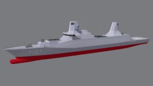 Entwurf der Fregatte F 127 der Deutschen Marine Design AMDC