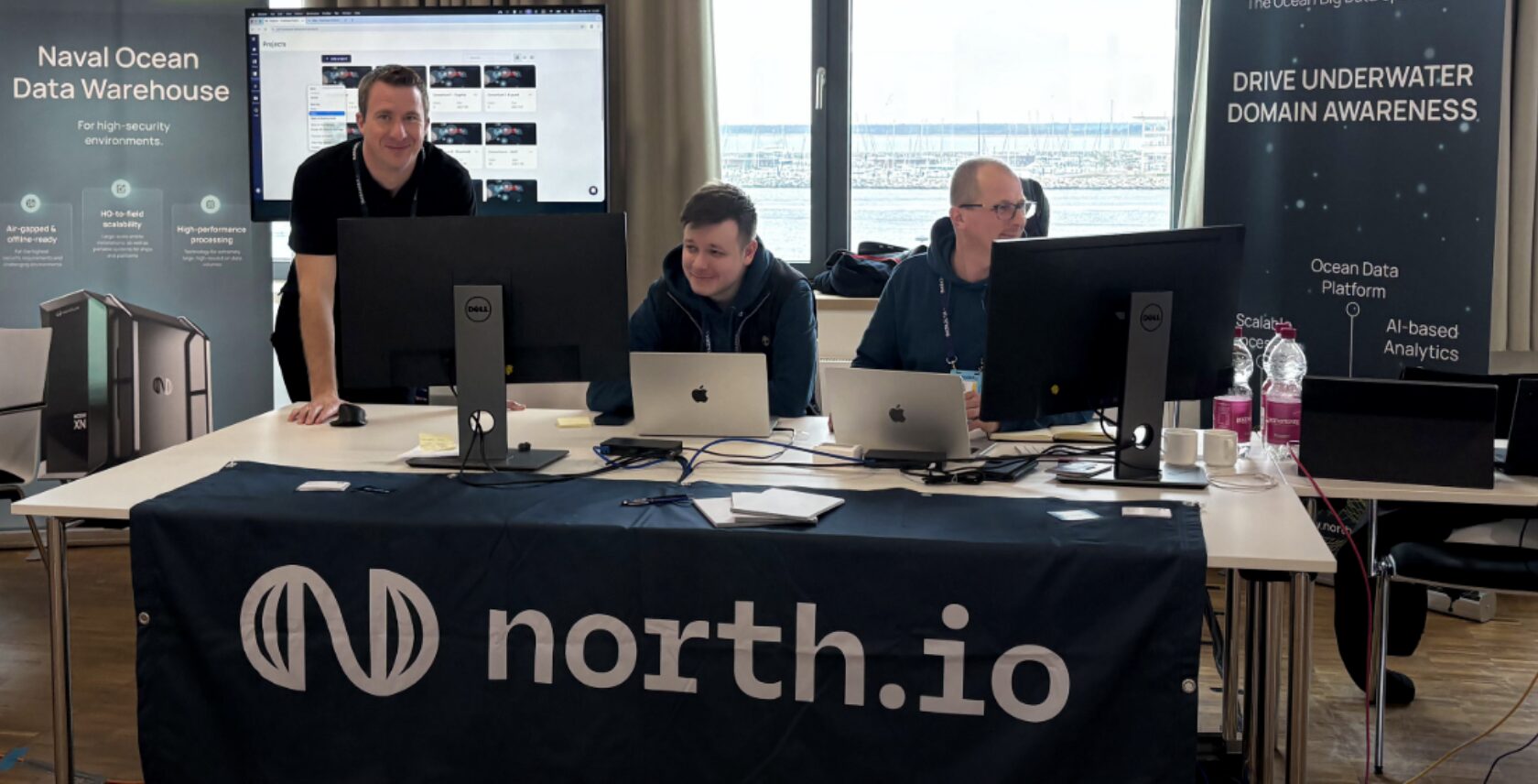 Foto: North.io. Die Übung stellte hohe Ansprüche an das Team von North.io.