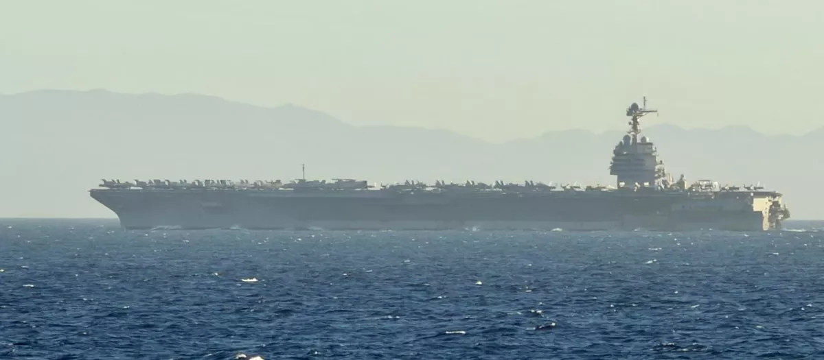 Foto: „USS Gerald R. Ford“ vor Gibraltar. Armada