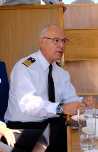 Navy Talks auf Barkasse „Marine1“ Foto: hsc