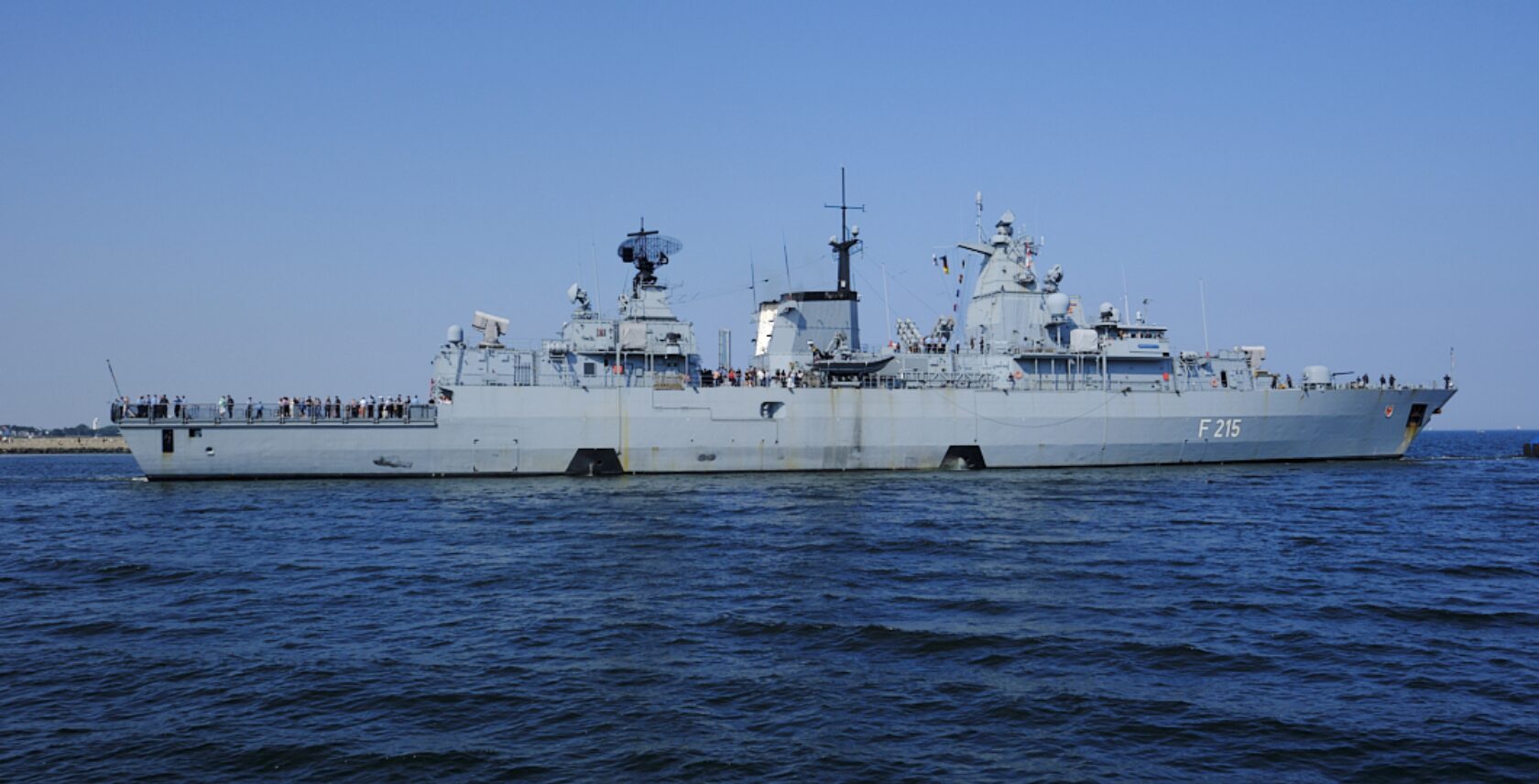 Foto: Fregatte Brandenburg auf der Hanse Sail 2026. Daniel Angres