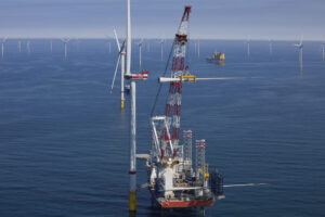 EnBW Windpark-He-Dreiht mit 64 Installationen. Foto EnBW Rolf Otzipka