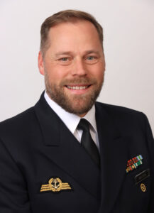 Neuer Kommandeur: Fregattenkapitän Daniel Reuter Foto. Deutsche Marine