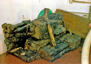 Geborgene alte Munition. Foto: Nehring