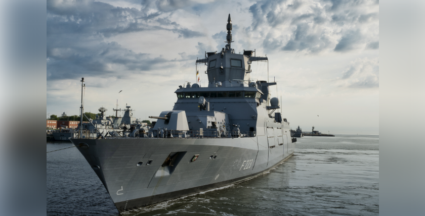 Foto: Fregatte Nordrhein-Westfalen (Kennung F 223) der Baden-Württemberg-Klasse (F125) der Deutschen Marine. Daniel Angres