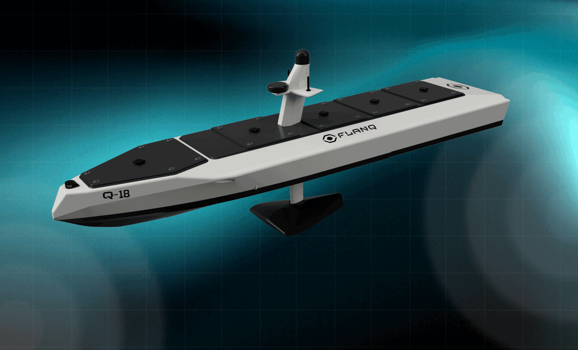 Q-RECON 18 kann als Einrumpf- oder Zweirumpfboot geordert werden. Bild: FLANQ