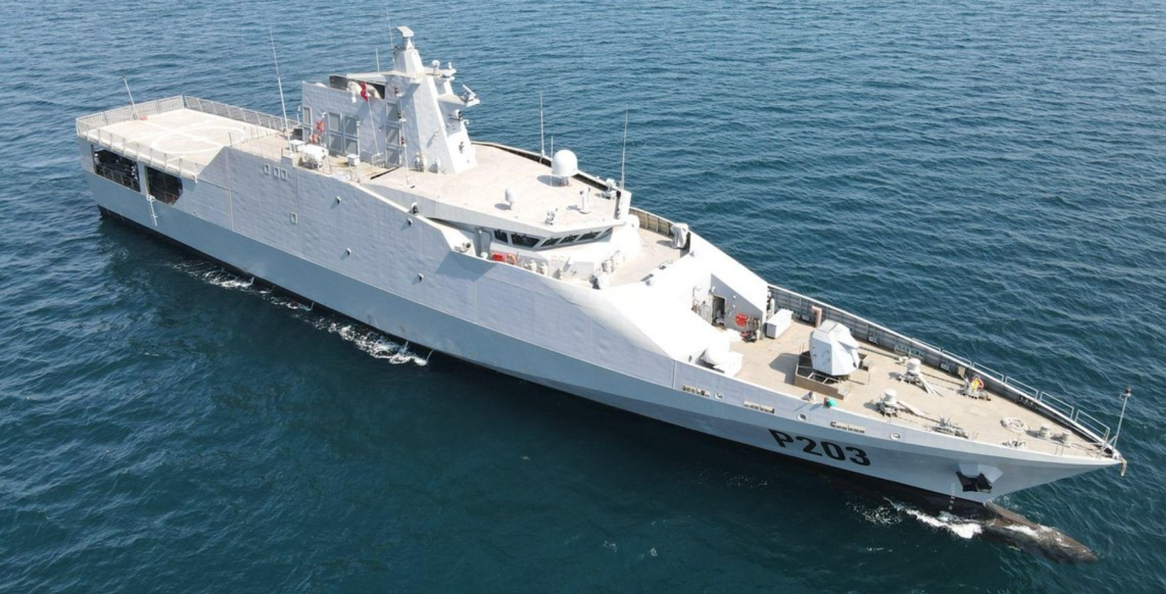 Patrouillenboot OPV-76. Foto: Defence News Nigeria