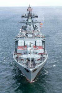 Fregatte "Admiral Levchenko" der Udaloy-Klasse. Foto: Michael Nitz