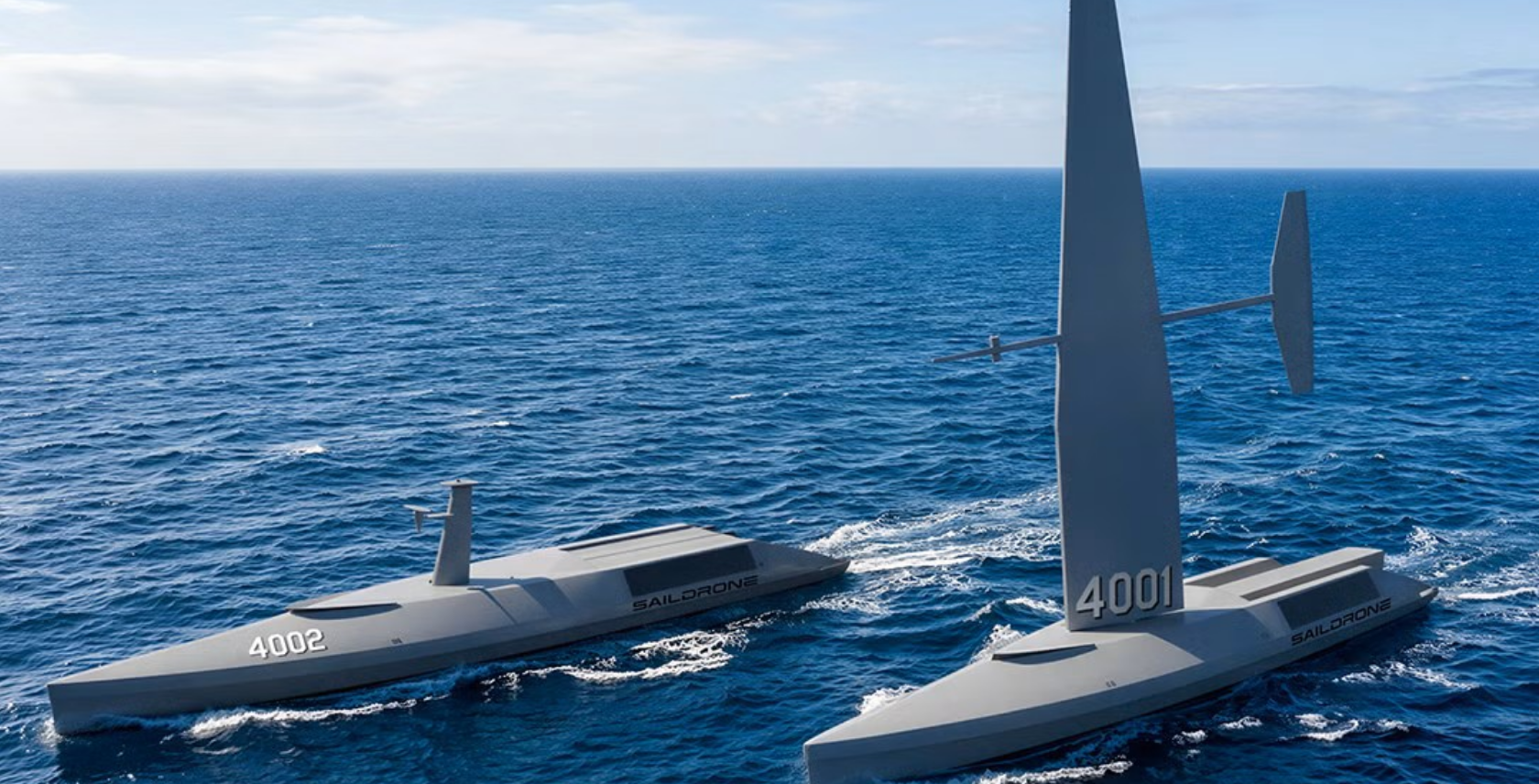 Spectre Stealth Strike (links) und Spectre Silent Endurance (rechts). Foto: Saildrone
