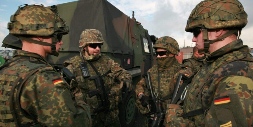 MSK-Soldaten während einer Übung.