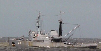 Foto: „Maldonado“ – ex-„Norderney“. Deutsche Marine