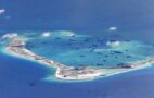 Foto: Landnahme auf chinesisch – 2015. Mischief Reef/US-Navy