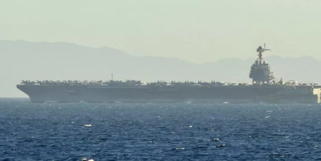 Foto: „USS Gerald R. Ford“ vor Gibraltar. Armada