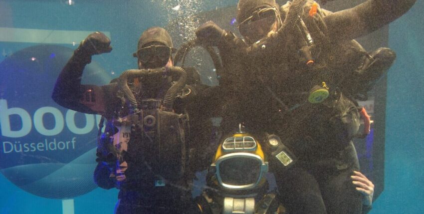 Spezialisierte Kräfte der Marine auf der Messe boot in Düsseldorf. Foto: Bundeswehr / Andrea Bienert