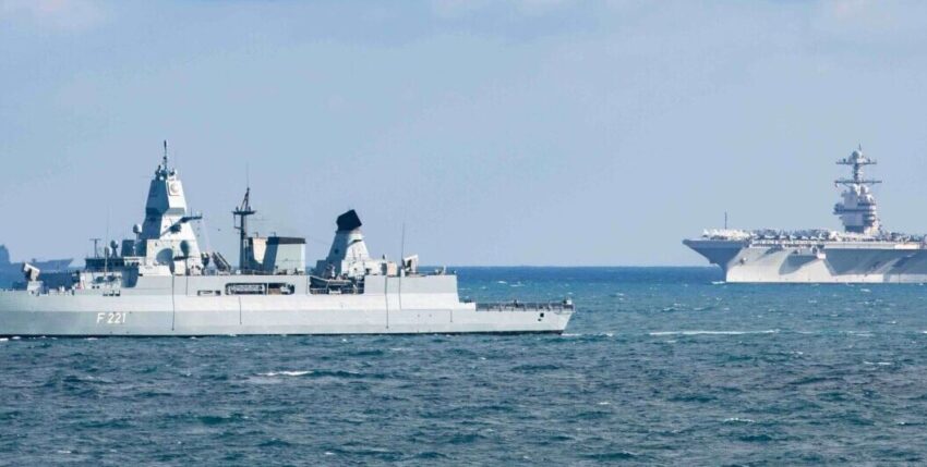 Gerald R. Ford Strike Group Conducts Simulated Strait Transit