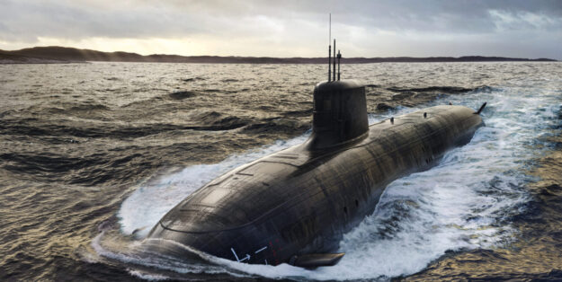 Foto: Konzeptbild der neuen SSN-AUKUS Unterseebootklasse. UK Crown Copyright, 2023