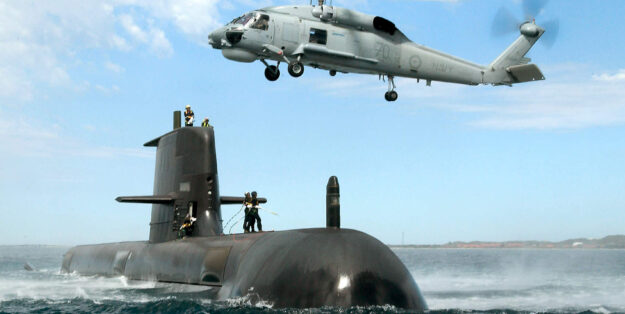 Foto: Australisches Collins-U-Boot „HMAS Sheean“. Australische Marine