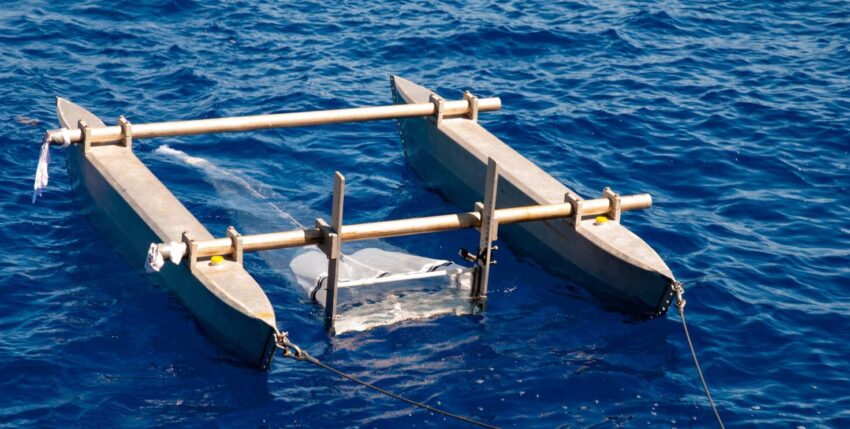 SONNE collects plastic in the Atlantic