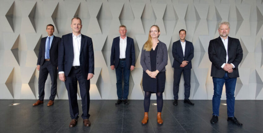 V.l.n.r.: Prof. Bastian Gruschka, Martin Pieper, Knut Gerdes, Jessica Wegener, Frank Nicolai, Dr. Jens Tathoff, Foto: MCN e. V. 