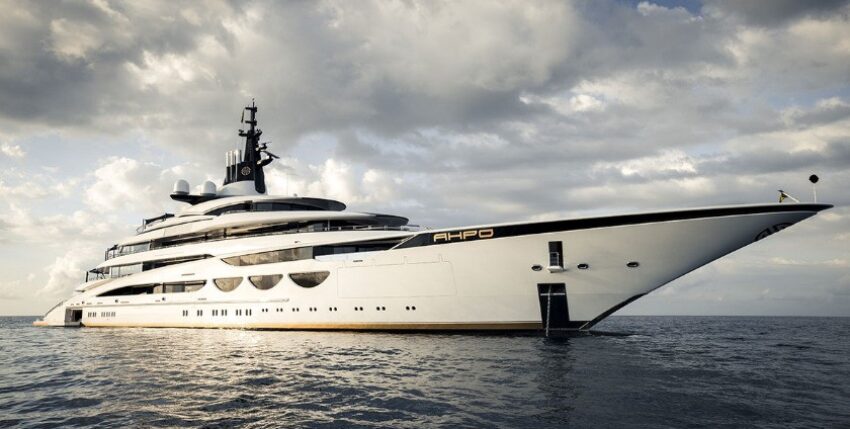 115 metre superyacht Ahpo from Lürssen, Photo: Lürssen