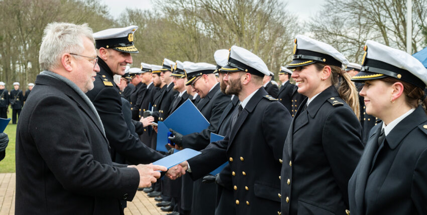Abschlussmusterung an der MSM - Die Crew 10/2024 wird feierlich verabschiedet, Foto: Bundeswehr