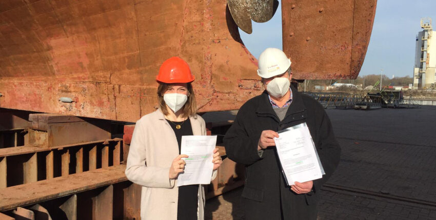 Siemtje Möller, MdB, und Konteradmiral a.D. Gottfried Hoch