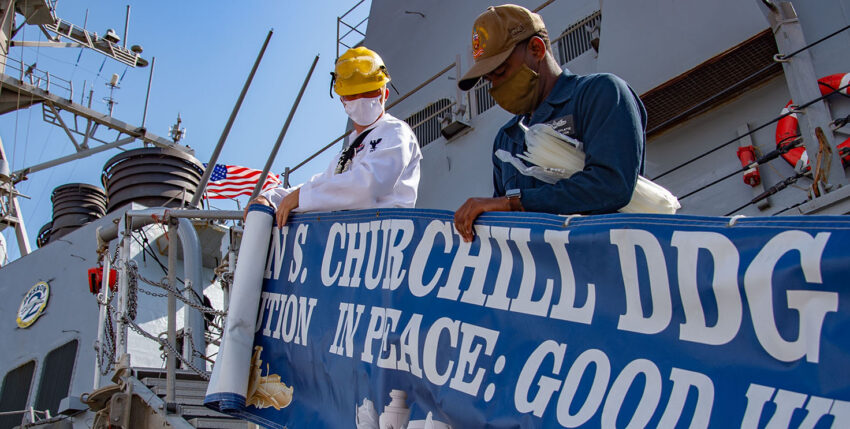 Nach dem Einlaufen in Port Sudan