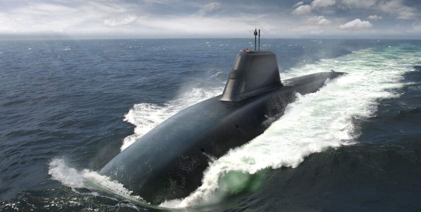 An artist's impression of the Dreadnought-class submarine. So sollen die Dreadnoughts aussehen