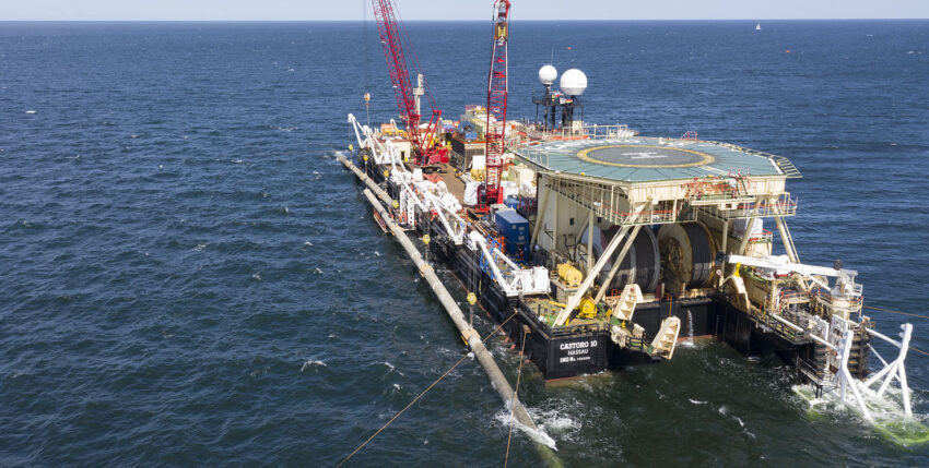 Sections of Nord Stream 2 to be connected on board the Castoro 10