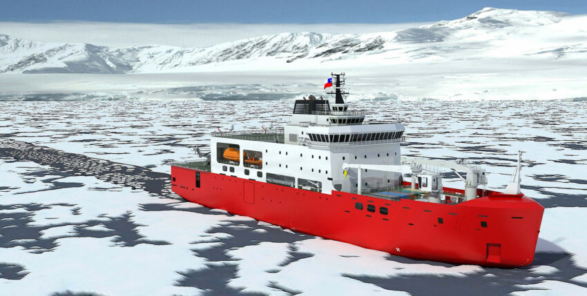 Concept graphic of the Antarctica I