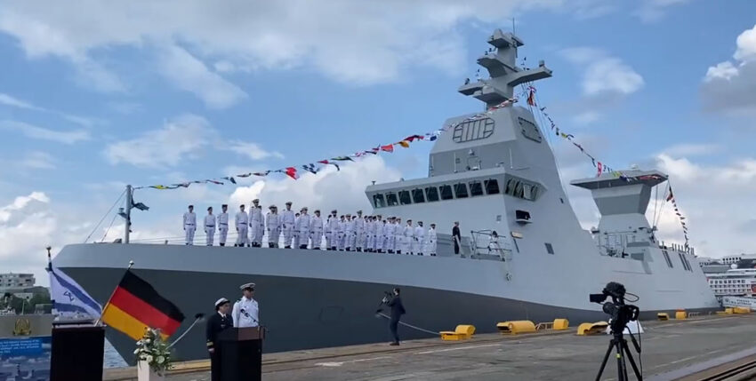 The new corvettes will be equipped with sensors and weapons in Israel