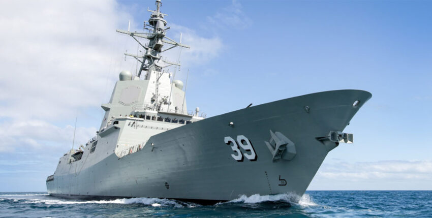 Australian frigate Hobart type F-100