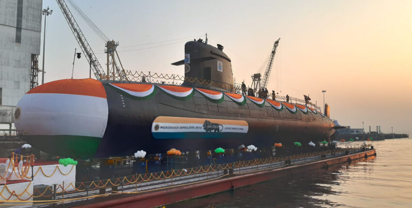 Kalvari class submarine at Mazagon
