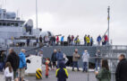 Tag der Offenen Tür in Wilhelmshaven am 31.07.25. Die Aussteller reichen von der Bundeswehr Feuerwehr, der Stützpunkttauchergruppe über das Open Ship auf der Fregatte "Bayern" und eine Vorstellung der Marineflieger mit einem Sea Lynx.