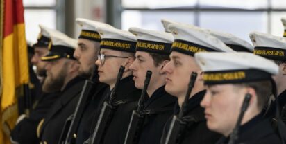 Change of command at the Wilhelmshaven naval base