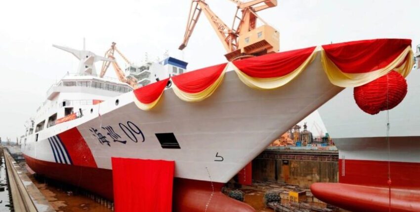 Ocean-going newbuild HAIXUN 09 from the Chinese MSA / chinadaily.com.cn