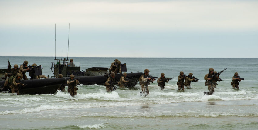 DV-Day amphibious beach landing, Klaipeda, Lithuania, BALTOPS 2019