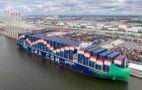 Foto: Taufe der CMA CGM NOTRE-DAME. CMA CGM