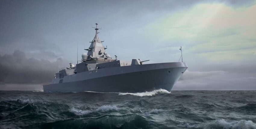 Geringe Radarsignatur und moderne Waffen- und Sensorpakete für ein kampfkräftiges Schiff. Bild: TKMS