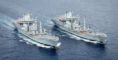 RFA Tankschiffe „Wave Knight“ und „Wave Ruler“. Bild: Royal Navy