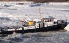 Icebreaker - WISENT in operation near Geesthacht. Picture: WSV-Lauenburg