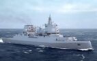 Entwurf der Fregatte F 127 der Deutschen Marine Grafik: TKMS
