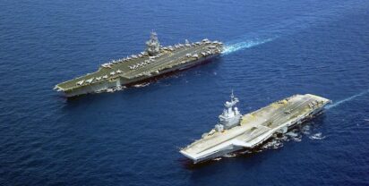 Foto: USS „Enterprise“ und „Charles de Gaulle“, US-Navy