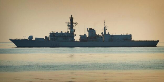 UK frigate „Lancaster“, photo: US-Navya