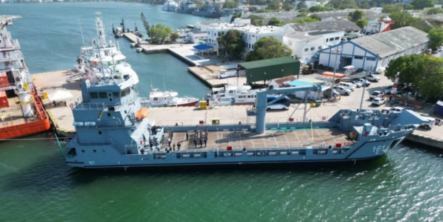 Foto: Logistische Plattform Stan-Lander „La Guajira“ von Damen/Niederlande, Presidencia de la Republica